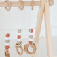 Classic Maroon Baby Play Gym