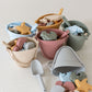 Silicone Sand bucket with toys and shovel