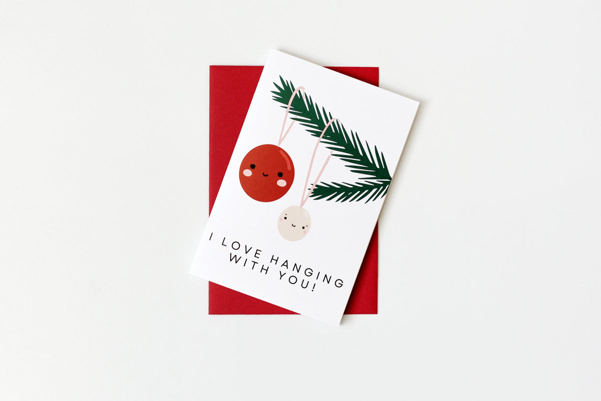 Hanging With You Greeting Card