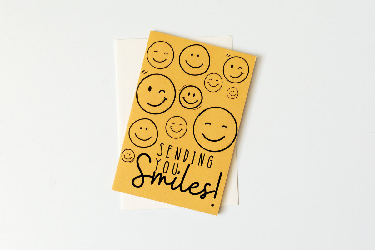 Sending You Smiles Greeting Card