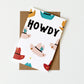 Howdy Greeting Card