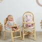 Little Feast Rattan Doll High Chair