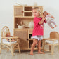 Little Feast Rattan Doll High Chair