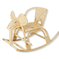 Elephant Joy Rattan Rocking Chair