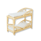 Versa Rattan Doll Bunk Bed and Changing Table