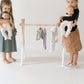 Doll clothes rack