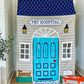 Pet Hospital Doorway Storefront with Vet's Kit