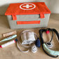 Pet Hospital Doorway Storefront with Vet's Kit