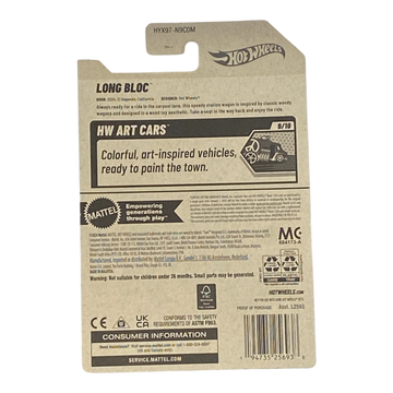 Hot Wheels Long Bloc - HW Art Cars Series 9/10