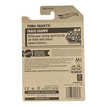 Hot Wheels Terra-Tracktyl (Gray) - HW Track Champs Series 1/5