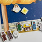 Saintly Heart Nativity Magnet Set