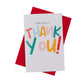 Seriously Thank You Greeting Card