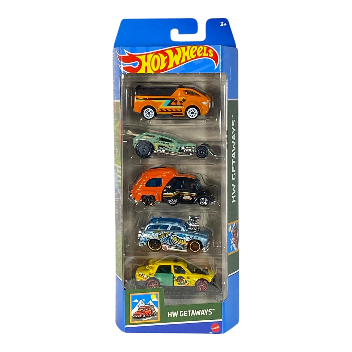 Hot Wheels HW Getaways | 5 pack Edition