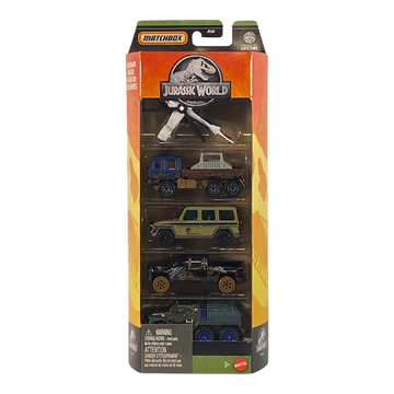 Matchbox Jurassic World Dinosaur Danger | 5 Pack Edition