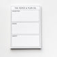 Priorities, Needs & Wants Pad