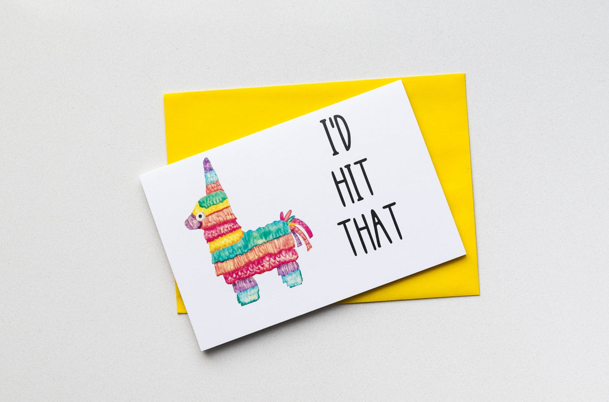 I'd Hit That Greeting Card