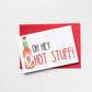 Oh Hey Hot Stuff! Greeting Card