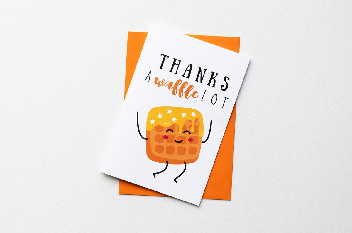 Thanks a Waffle Lot! Greeting Card