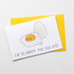 Happy You Egg-Xist Greeting Card