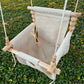 Premium Outdoor High Back Baby & Toddler Swing- Wheat