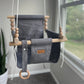 Indoor High Back Baby & Toddler Swing-Gray