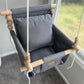 Indoor High Back Baby & Toddler Swing-Gray