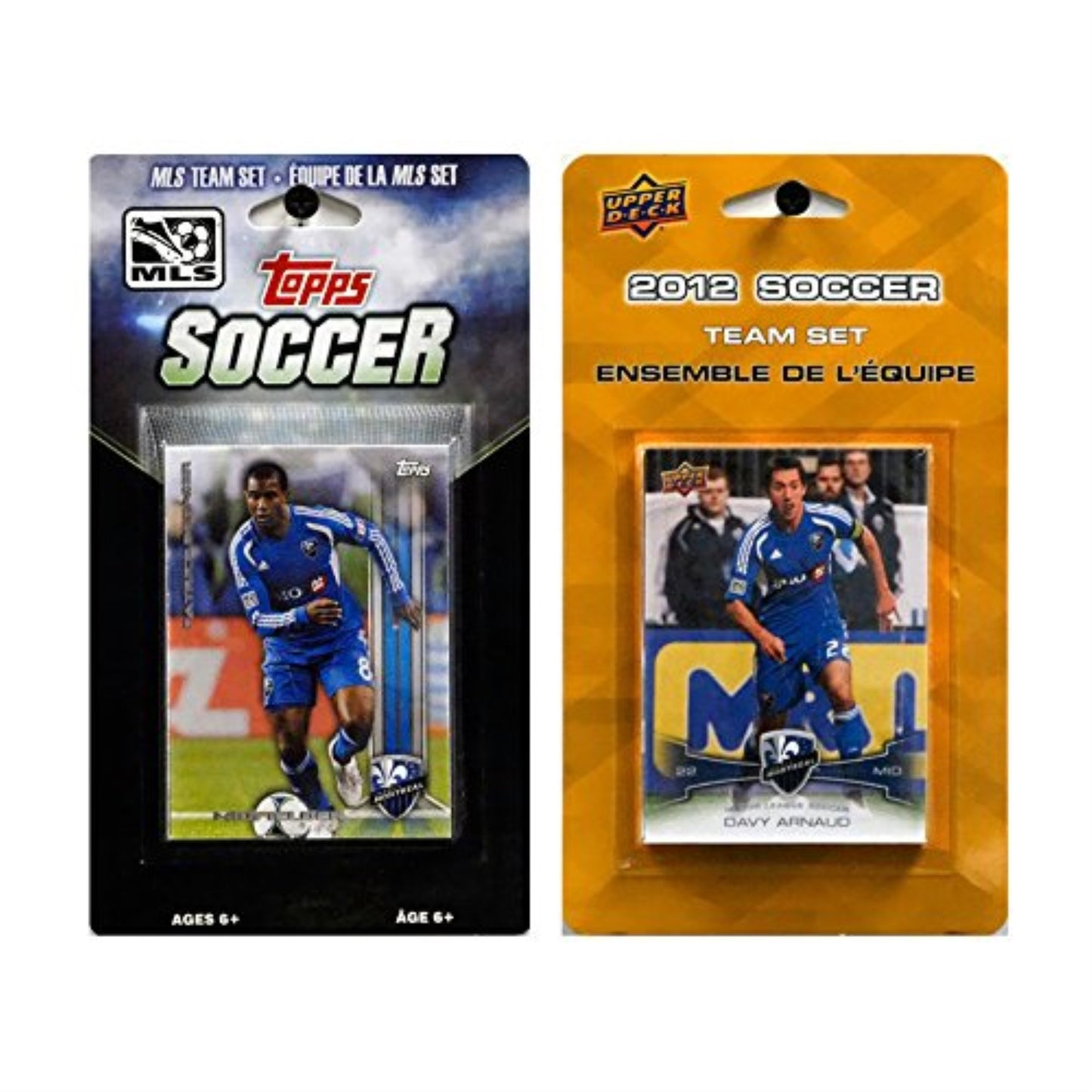 Mls Montreal Impact 2 Different Licensed Trading Card Team Sets