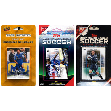 Mls Montreal Impact 3 Different Licensed Trading Card Team Sets