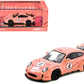 Pandem 997 inchPink Piginch Pink with Graphics 1/64 Diecast Model Car by Inno Models