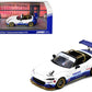 Mazda MX-5 ND Miata inchPandem Rocket Bunnyinch V1.0 White and Blue 1/64 Diecast Model Car by Inno Models