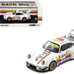 RWB 930 #89 inchApple Liveryinch White with Stripes 1/64 Diecast Model Car by Inno Models