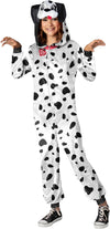 Girls Party Animal Dalmatian Tween Costume Large Size 12-14 White