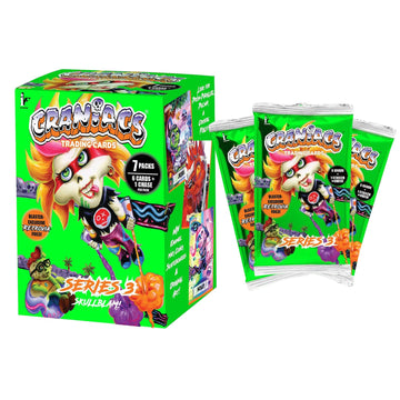 Craniacs Series Trading Cards Skullblam 7-Pack Blaster Box