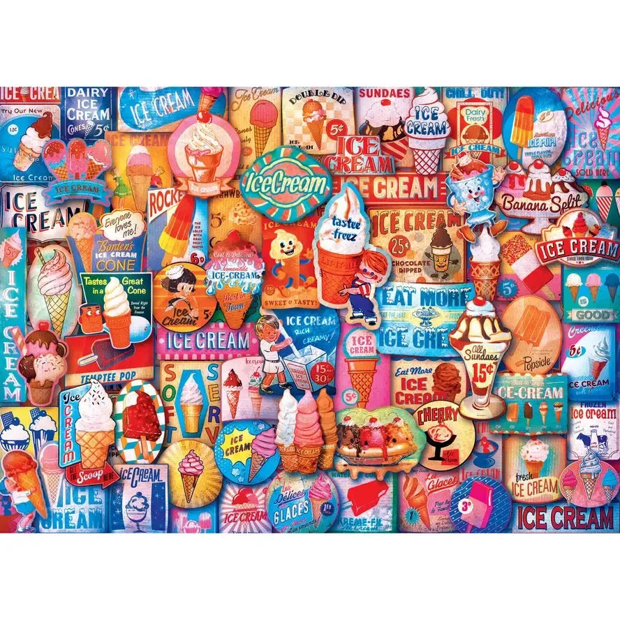 Ice Cream Treats Flashbacks 1000 Piece Jigsaw Puzzle MasterPieces