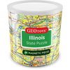 Illinois State 100 Piece Magnetic Jigsaw Puzzle Geotoys