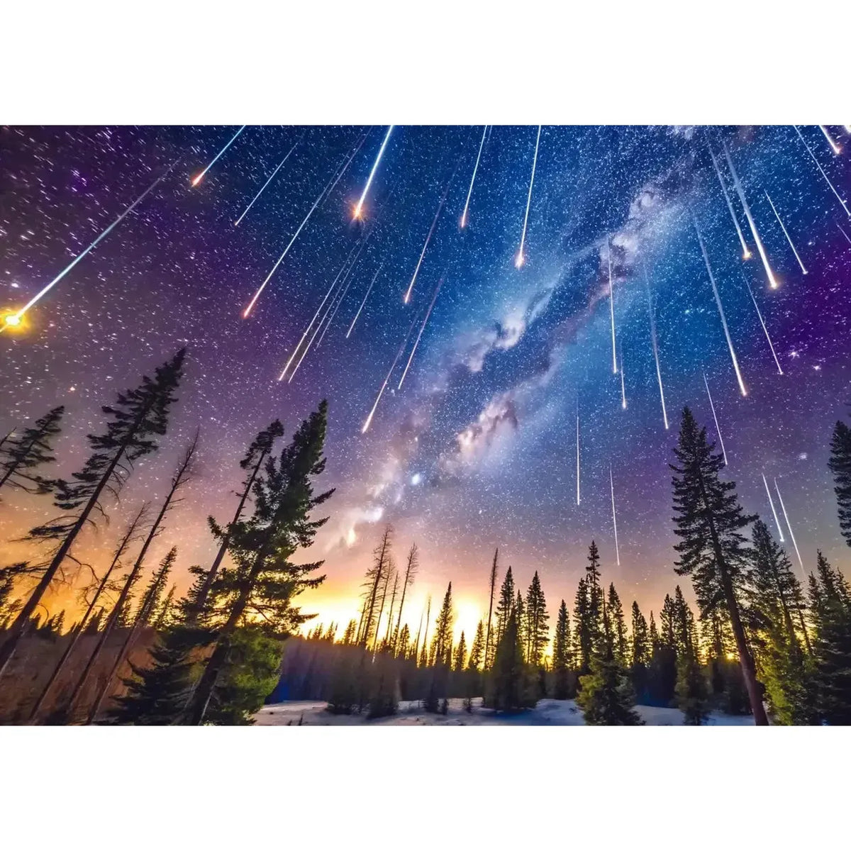 Illuminating Meteor Shower 1000 Piece Jigsaw Puzzle Trefl
