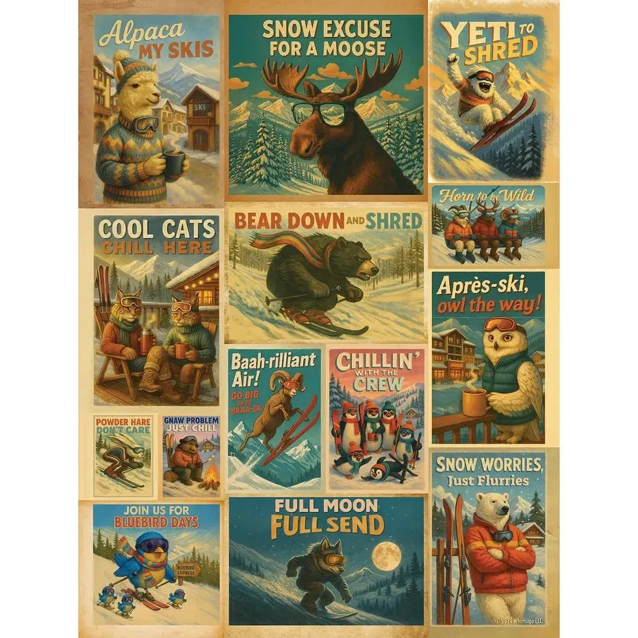 In Cool Company 500 Piece Jigsaw Puzzle Whimsigo