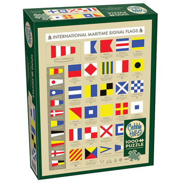 International Maritime Signal Flags 1000 Piece Jigsaw Puzzle Cobble Hill