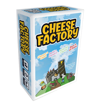 Cheese Factory Card Game - Tiny Snek Comics- 2 To 4 Players - Entry Level Engine Building Game - Silly, Casual Card Game