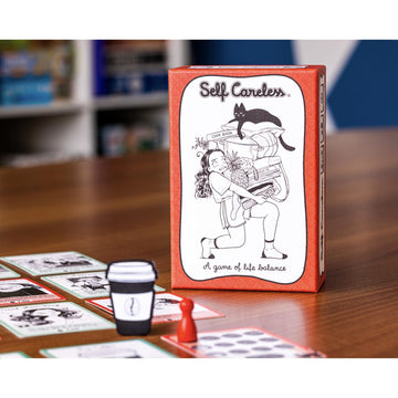 Self Careless Card Game - Relatable Humor - Cassandra Comics - 1 To 2 Players - Casual Card Game - Game Of Life Balance