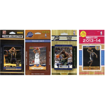 Nba Utah Jazz 4 Different Licensed Trading Card Team Sets