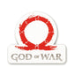 God Of War 2018 Omega Logo Car Magnet | Kratos And Son | Video Game Collectible