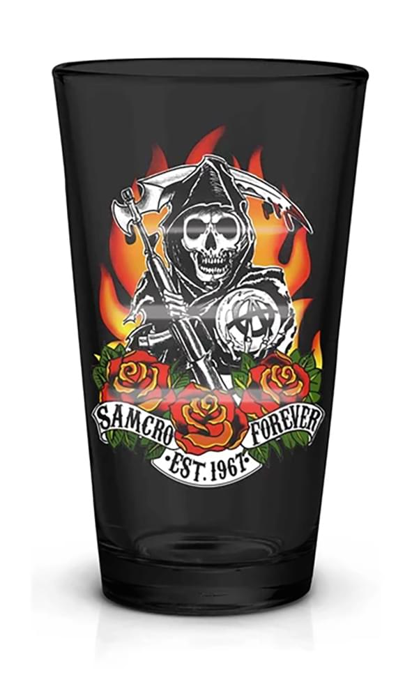 Sons Of Anarchy Samcro Forever 16Oz Pint Glass