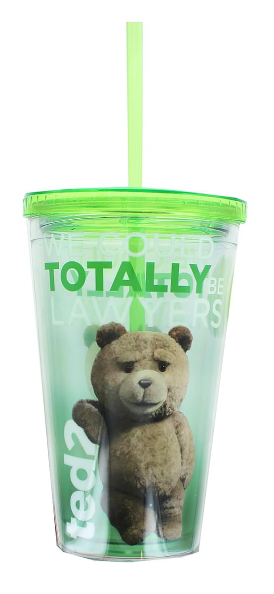 Ted 2 ''Lawyers'' 18Oz Carnival Cup W/ Lid And Straw