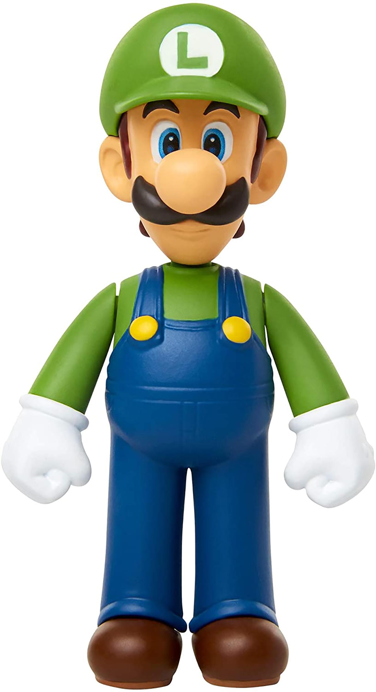 Super Mario Luigi Action Figure 2.5 Inch Collectible Toy - Green Plastic Model 401304
