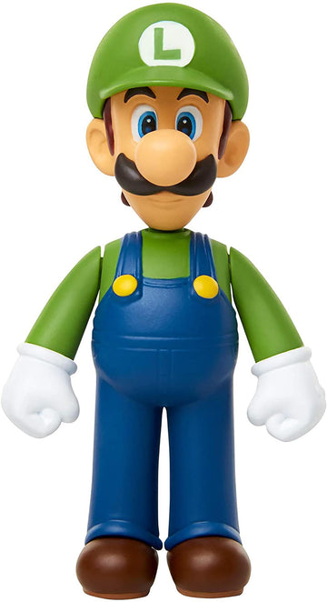 Super Mario Luigi Action Figure 2.5 Inch Collectible Toy - Green Plastic Model 401304