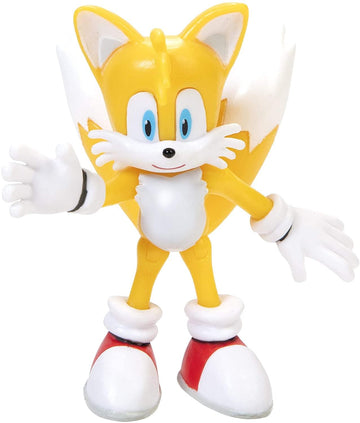 Sonic The Hedgehog 2.5-Inch Action Figure - Modern Tails Collectible Toy, Plastic, Age 3+ - Model 403724