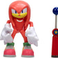 Sonic the Hedgehog 4 Inch Figure  Modern Knuckles with Blue checkpoint