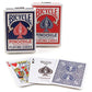 Bicycle Pinochle Playing Cards - Standard Index, 1 Deck, Red/Blue, Cardstock, Model 91-69012