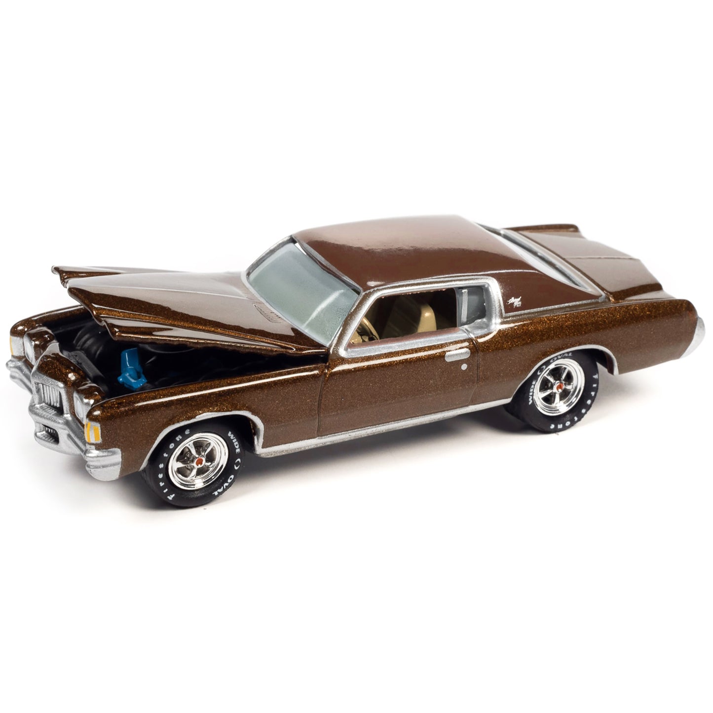 1971 Pontiac Grand Prix Bronzini Gold Metallic ''Classic Gold Collection'' Series Limited Edition to 8476 pieces Worldwide 1/64
